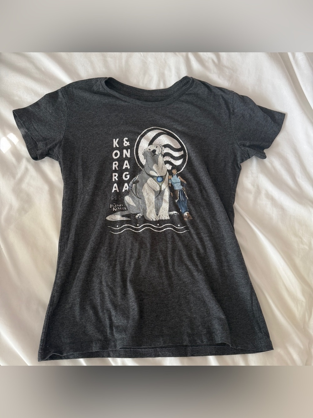 Korra and Naga the legend of Korra avatar tshirt